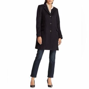 Ralph Lauren Wool Blend Walker Pea Coat